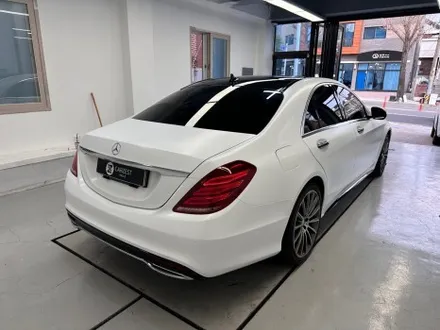 창원랩핑 벤츠 s 350d 싸틴화이트 전체랩핑 시공기 / 창원