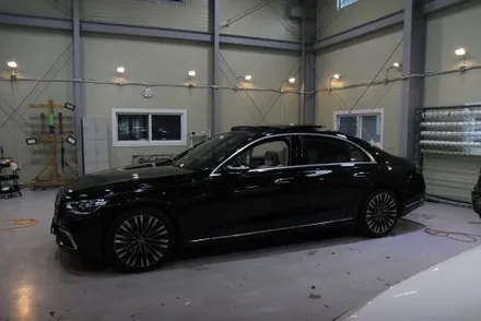 창원랩핑 벤츠 끝판 s450 듀오톤 마이바흐 랩핑 / 창원 사림동