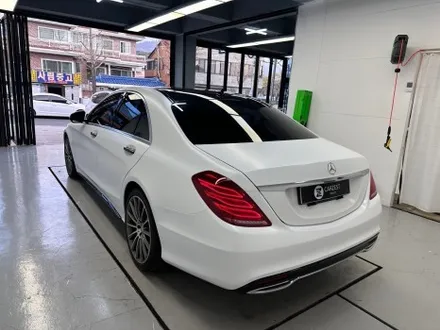 창원랩핑 벤츠 s 350d 싸틴화이트 전체랩핑 시공기 / 창원