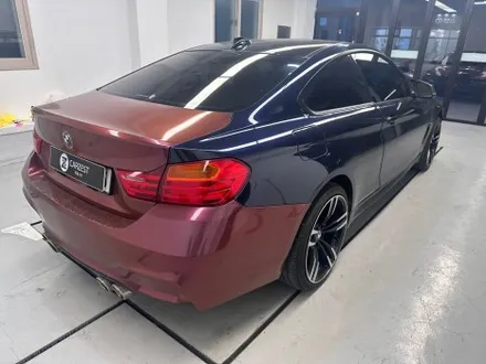 진해랩핑 bmw 420d 사고 수리 전체랩핑 블랙으로  변신 / 창원