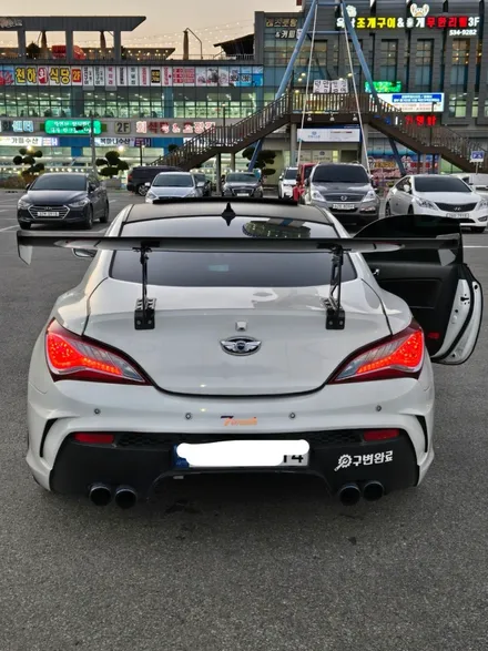 창원랩핑 제네시스쿠페 전체랩핑시공 / 창원 사림동