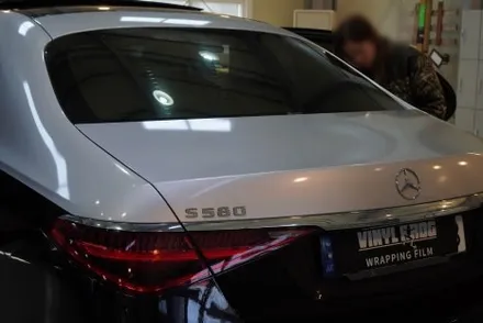 창원랩핑 벤츠 끝판 s450 듀오톤 마이바흐 랩핑 / 창원 사림동