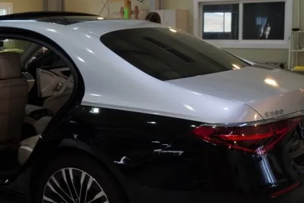 창원랩핑 벤츠 끝판 s450 듀오톤 마이바흐 랩핑 / 창원 사림동