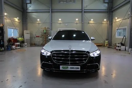창원랩핑 벤츠 끝판 s450 듀오톤 마이바흐 랩핑 / 창원 사림동