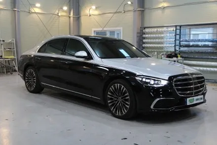 창원랩핑 벤츠 끝판 s450 듀오톤 마이바흐 랩핑 / 창원 사림동