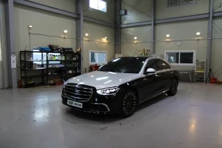 창원랩핑 벤츠 끝판 s450 듀오톤 마이바흐 랩핑 / 창원 사림동