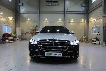 창원랩핑 벤츠 끝판 s450 듀오톤 마이바흐 랩핑 / 창원 사림동