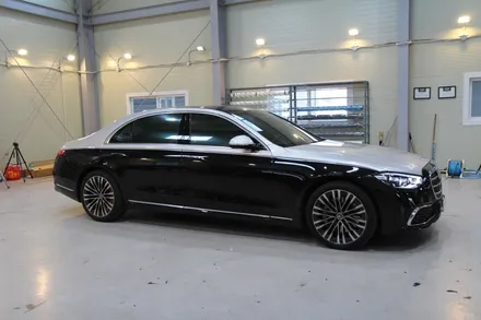 창원랩핑 벤츠 끝판 s450 듀오톤 마이바흐 랩핑 / 창원 사림동