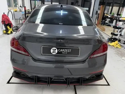 창원 G70 전체랩핑 겨울이니까 사틴블랙 / 창원 사림동