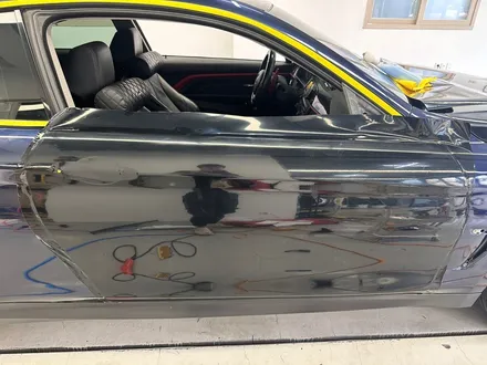 진해랩핑 bmw 420d 사고 수리 전체랩핑 블랙으로  변신 / 창원