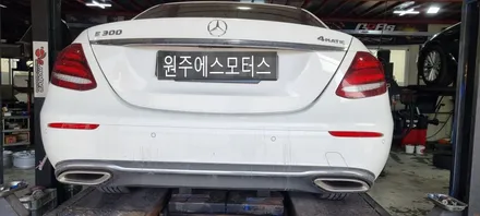 벤츠E300 원주휠수리 휠도색 / 원주시 흥업면