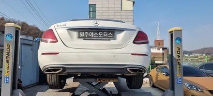 벤츠e300 원주휠수리 휠복원 블랙폴리쉬휠 / 원주시 흥업면