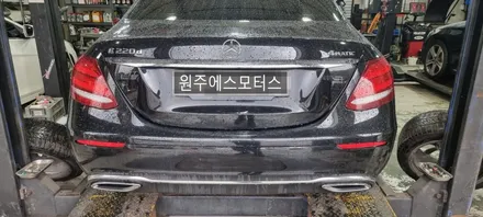 벤츠e220d 휠도색 원주휠수리 / 원주시 흥업면