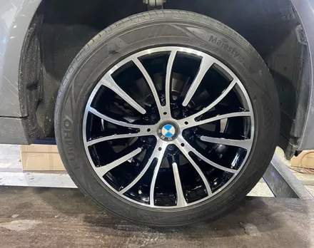 [원주휠수리]bmw520d 휠수리 작업을 진행합니다 / 원주시 흥업면