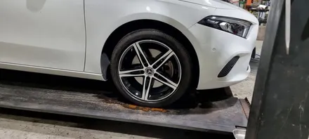 벤츠a250 휠수리 다이아컷팅 휠복원 / 원주시 흥업면