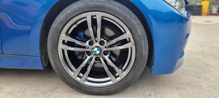 BMW320d 원주휠수리 순정휠 도색 작업입니다 / 원주시 흥업면