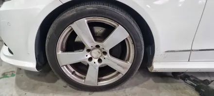 원주휠도색 벤츠e350 순정휠복원 수리 / 원주시 흥업면