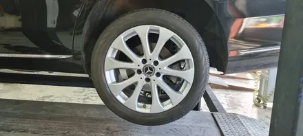 벤츠e220d 휠도색 원주휠수리 / 원주시 흥업면