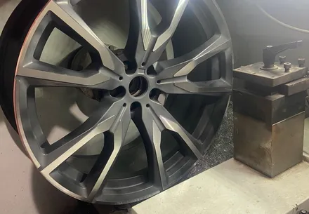 [원주휠수리]bmw 휠수리 원주휠복원 원주휠도색 / 원주시 흥업면