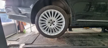 벤츠 s350d 휠수리 휠복원 / 원주시 흥업면