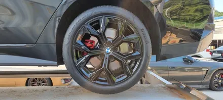 BMW420i 휠도색 유광블랙휠도색 / 원주시 흥업면