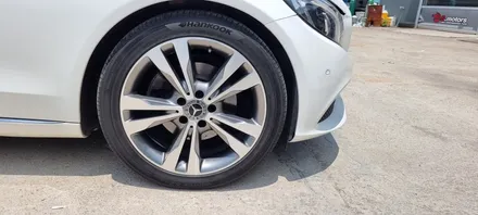 벤츠 c220d 휠수리 휠복원 다이아몬드컷팅 / 원주시 흥업면