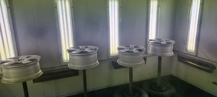 원주휠도색 벤츠e350 순정휠복원 수리 / 원주시 흥업면