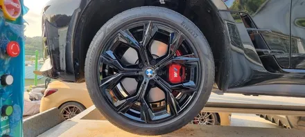 BMW420i 휠도색 유광블랙휠도색 / 원주시 흥업면