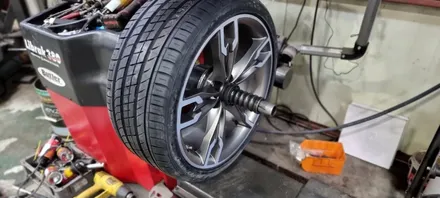 원주휠수리 bmw다이아몬드컷팅휠 순정휠복원 / 원주시 흥업면