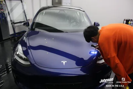 TESLA MODEL3 BLUE | 존슨썬팅에서 4월 이벤트 한대요. Tip / 영등포구 당산동