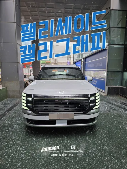 영등포썬팅 1호 팰리세이드 9인승 풀옵션, 존슨썬팅에서 합니다. / 영등포구 당산동