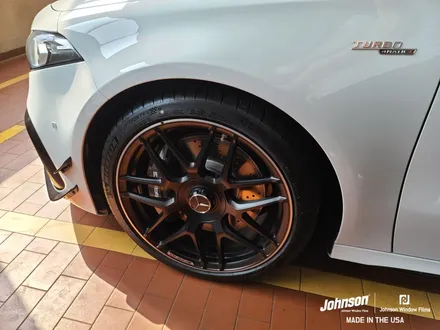 벤츠썬팅 AMG A45, 여름에 존슨썬팅만한 신차패키지는 없다?! / 영등포구 당산동