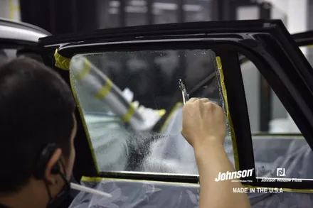 BMW X1 유리가 깨졌다! 존슨썬팅이 답이다!!! 존슨R 재시공 / 영등포구 당산동