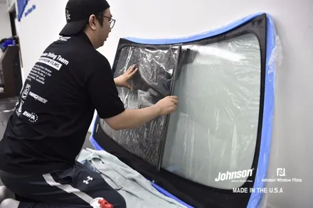 BMW X1 유리가 깨졌다! 존슨썬팅이 답이다!!! 존슨R 재시공 / 영등포구 당산동