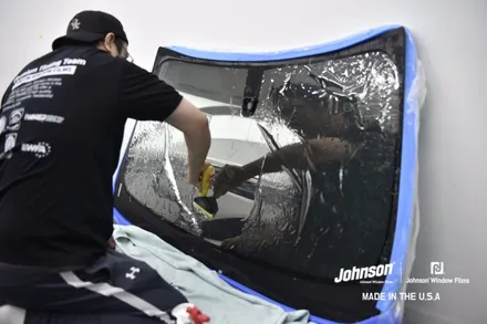 BMW X1 유리가 깨졌다! 존슨썬팅이 답이다!!! 존슨R 재시공 / 영등포구 당산동
