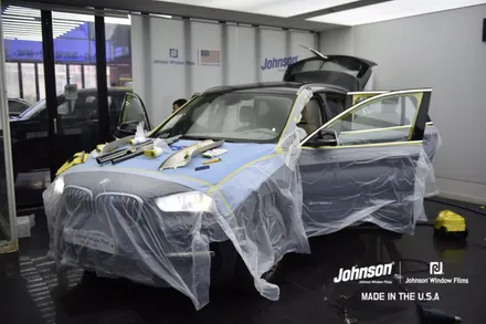 BMW X1 유리가 깨졌다! 존슨썬팅이 답이다!!! 존슨R 재시공 / 영등포구 당산동
