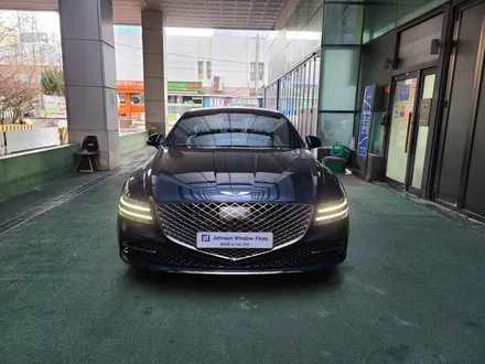 22년 제네시스 G80, 태즈먼블루 존슨썬팅 신차패키지 구경하기 / 영등포구 당산동