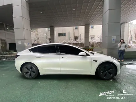테슬라 모델3 화이트. 존슨썬팅에서 함께하는 모델3 신차팩?! / 영등포구 당산동