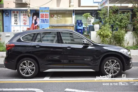 BMW X1 유리가 깨졌다! 존슨썬팅이 답이다!!! 존슨R 재시공 / 영등포구 당산동