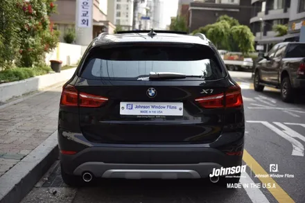 BMW X1 유리가 깨졌다! 존슨썬팅이 답이다!!! 존슨R 재시공 / 영등포구 당산동