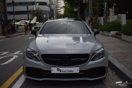 벤츠 C63s 재시공 | 존슨 울트라나노세라믹 R패키지 썬팅기 / 영등포구 당산동