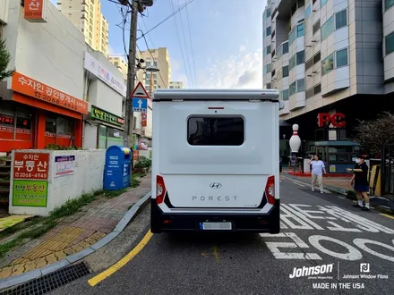 현대 포터2 캠핑카 포레스트 존슨XR 프리미엄으로 썬팅했어요. / 영등포구 당산동
