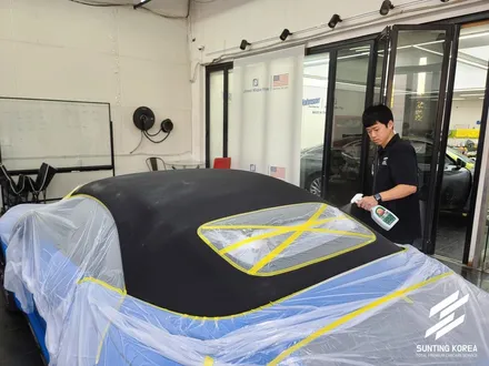 포르쉐 911 카레라 GTS 소프트탑 발수코팅. / 영등포구 당산동