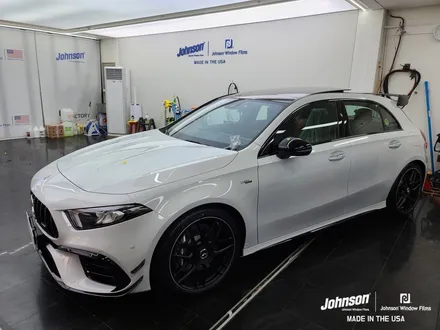 벤츠썬팅 AMG A45, 여름에 존슨썬팅만한 신차패키지는 없다?! / 영등포구 당산동