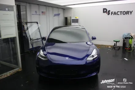 TESLA MODEL3 BLUE | 존슨썬팅에서 4월 이벤트 한대요. Tip / 영등포구 당산동