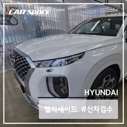팰리세이드 화이트크림, 디테일한 신차검수 후기 / 김해시 어방동