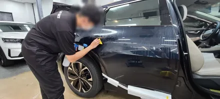 카스페이스 김해점 레인보우 V90 시공 / 김해시 어방동