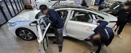 K8, 신차패키지 작업 전 카스페이스 김해점에서 상태 알아보자! / 김해시 어방동