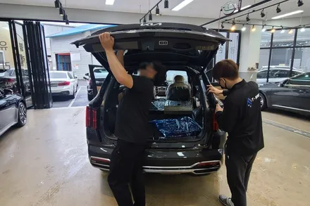 신차 작업 전 필수 사항인 김해 신차검수 전문, 이번엔 쏘렌토다! / 김해시 어방동