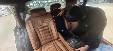제네시스 G80, 김해 신차검수 손길로 양품 판정 완료~ / 김해시 어방동